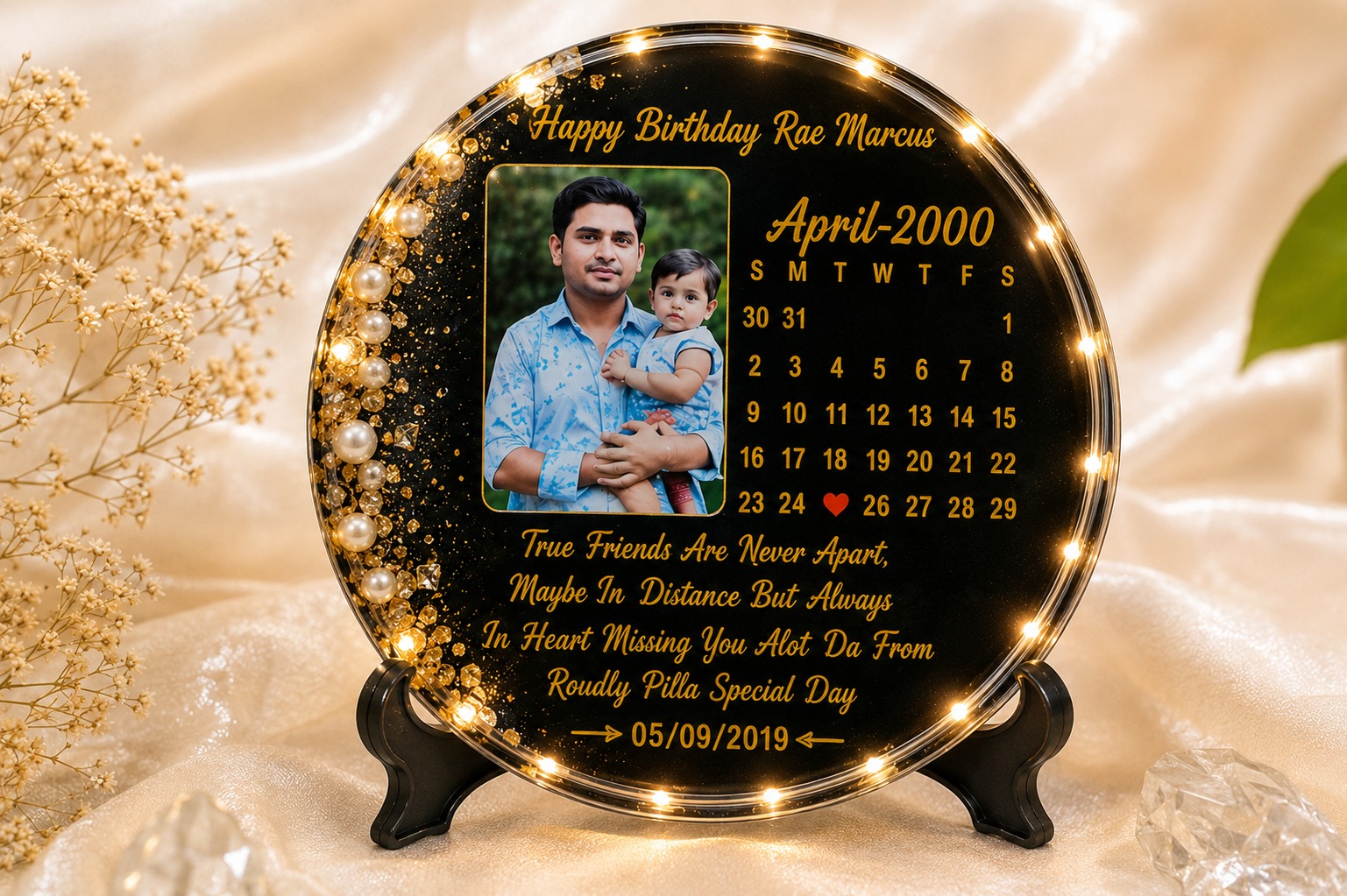 Birthday Name Plate